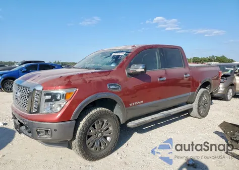 2017 Nissan Titan Sv из США, поврежденный, VIN 1N6AA1E52HN502399
